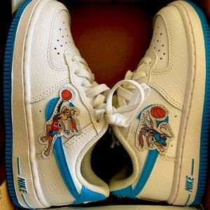 Space jam authentic Nike Air Force 1s